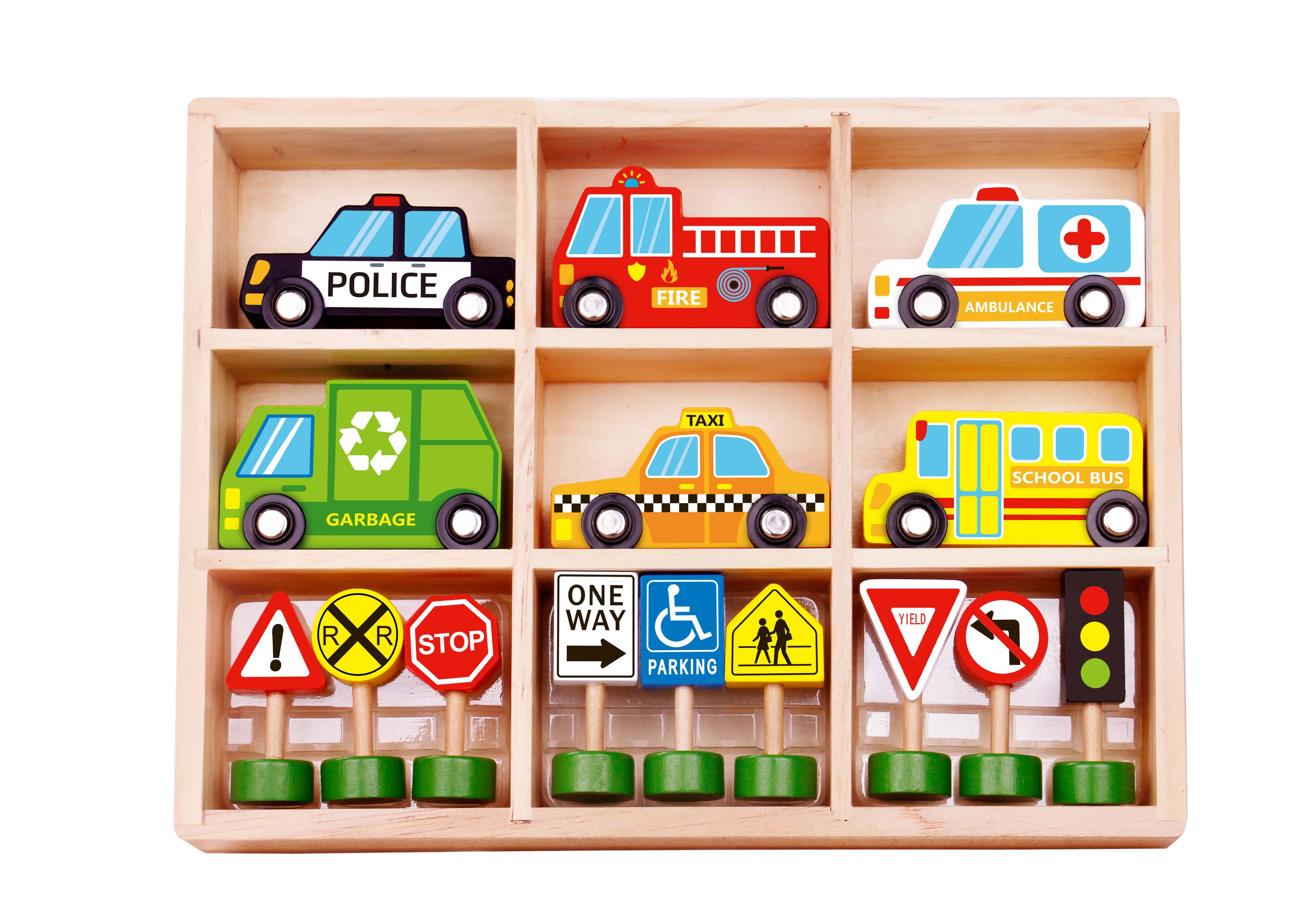 Tooky Toys Dopravné prostriedky a značky