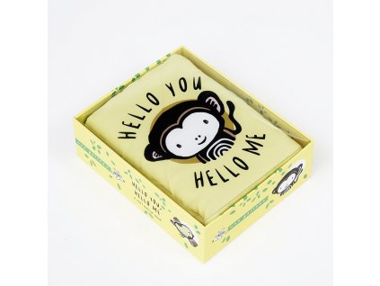 Wee Gallery A Soft Daytime Book - Hello You, Hello Me - látková kniha