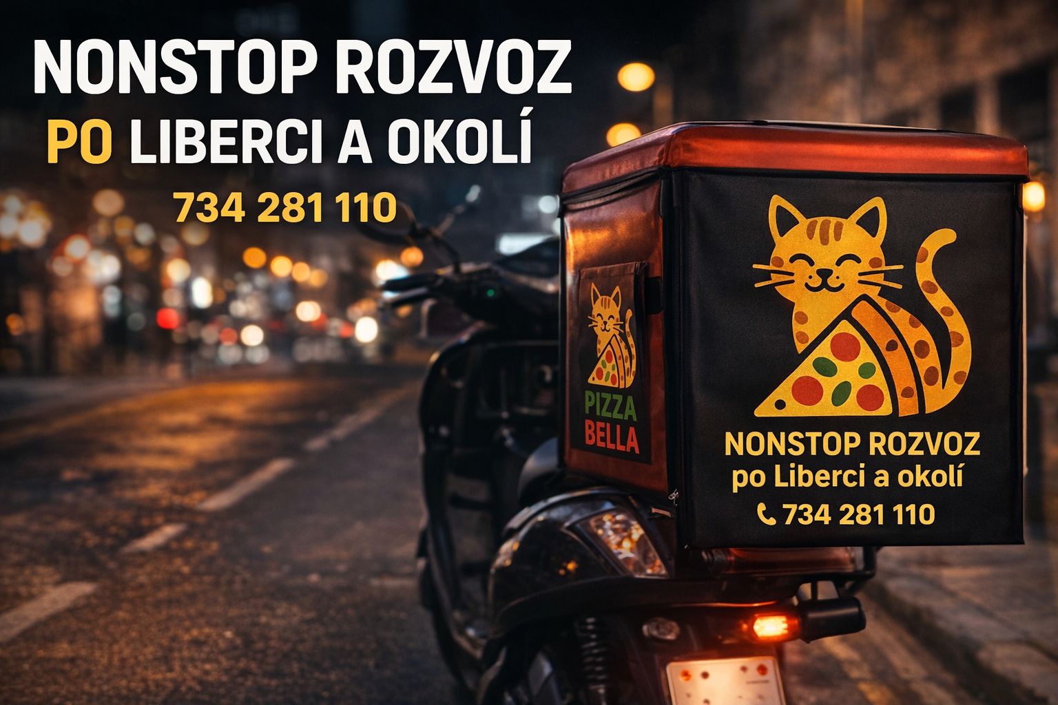 Nonstop rozvoz po Liberci a okolí