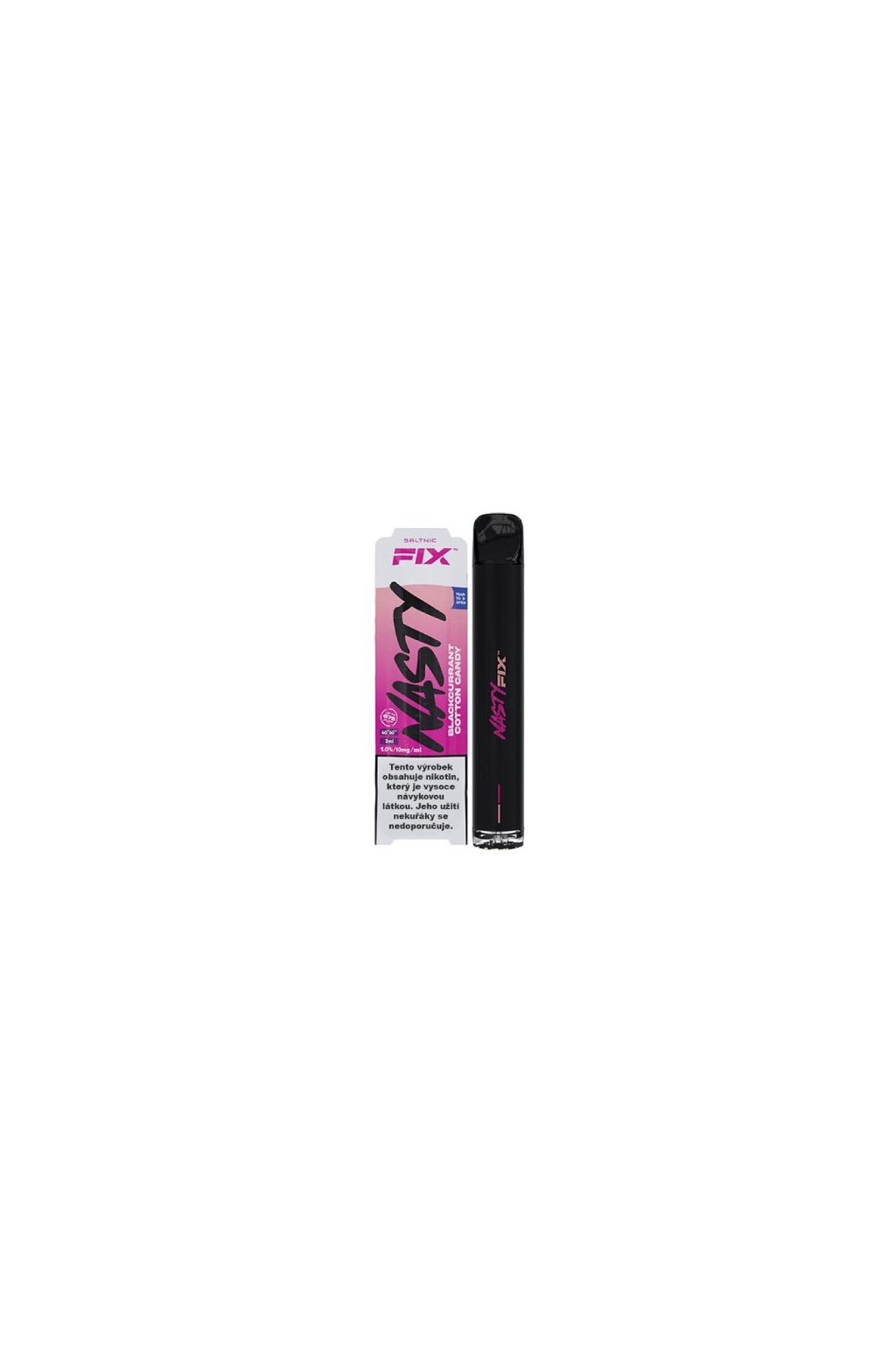 Nasty Air Fix jednorázová e-cigareta Blackcurrant Cotton Candy