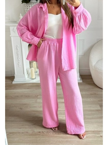 ensembles en gaze coton rose 67c9abe791b95