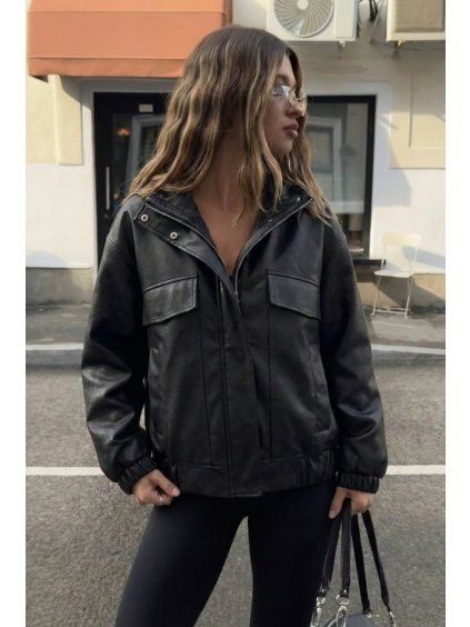 DÁMSKA KOŽENKOVÁ BUNDA DYAN