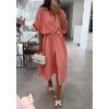 robe longue en gaze coton corail 67c9a384713e4