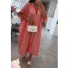 robe longue en gaze coton corail 67c9a3855d9e6