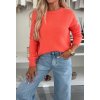 pull maille fine tres doux orange 689ca5bddaf2f