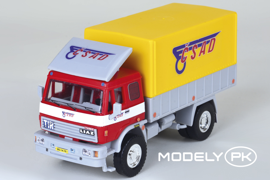 1476 LIAZ 110.053 VALNÍK 4X2 ČSAD, Monti system, ModelyPK , stavebnice bez lepidla a barev, SEVA