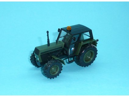 ZETOR Crystal 12045 - stavebnice 1:43 - vojenská zelená ČSLA/AČR II.