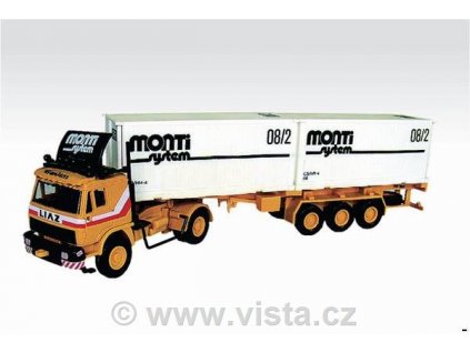 LIAZ kontejnerový návěs Monti System