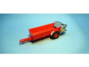 1:43 - rozmetadlo RUR-5 k traktoru Zetor Crystal 12045 - hotový model - červená