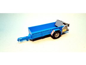 1:43 - rozmetadlo RUR-5 k traktoru Zetor Crystal 12045 - hotový model - modrý