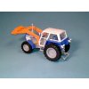 ZETOR Crystal 12045 s čelním nakladačem - stavebnice 1:43 - modrý