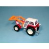 ZETOR Crystal 12045 s čelním nakladačem - stavebnice 1:43 - červený II.