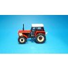 1:43 - traktor Zetor Crystal 8045 - červený II. - hotový model