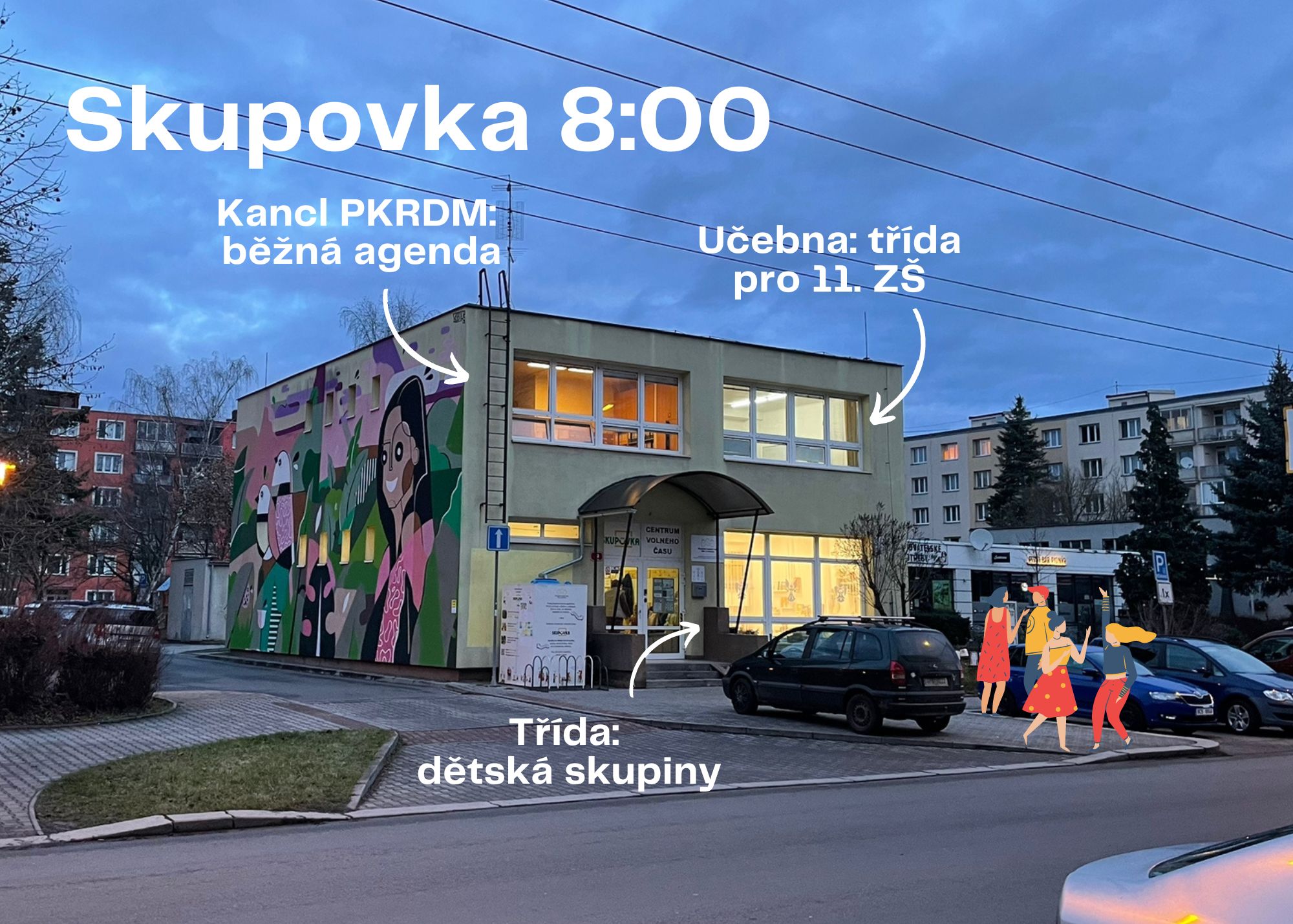 Skupovka je tu pro spolky - od rána do večera