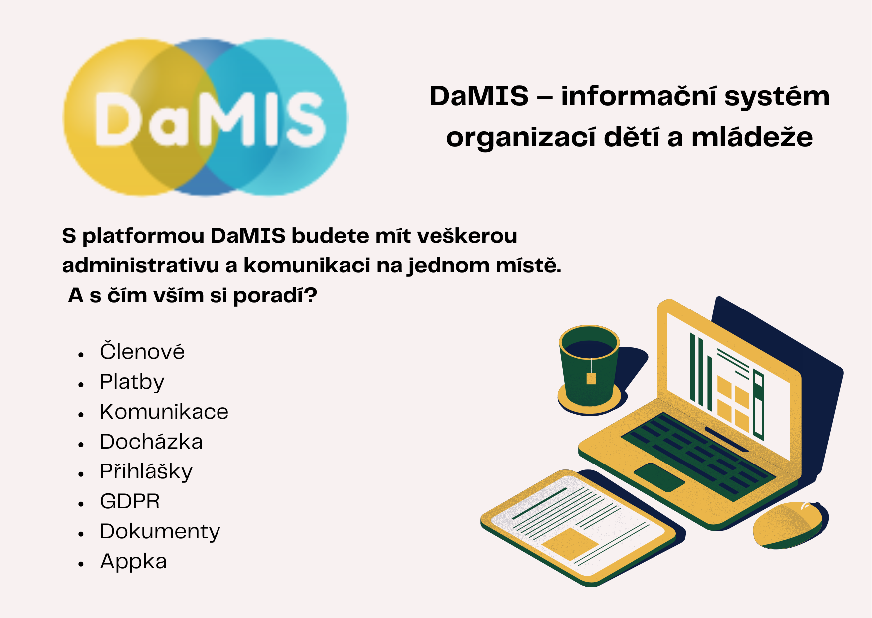 Damis - administrativní systém pro spolky