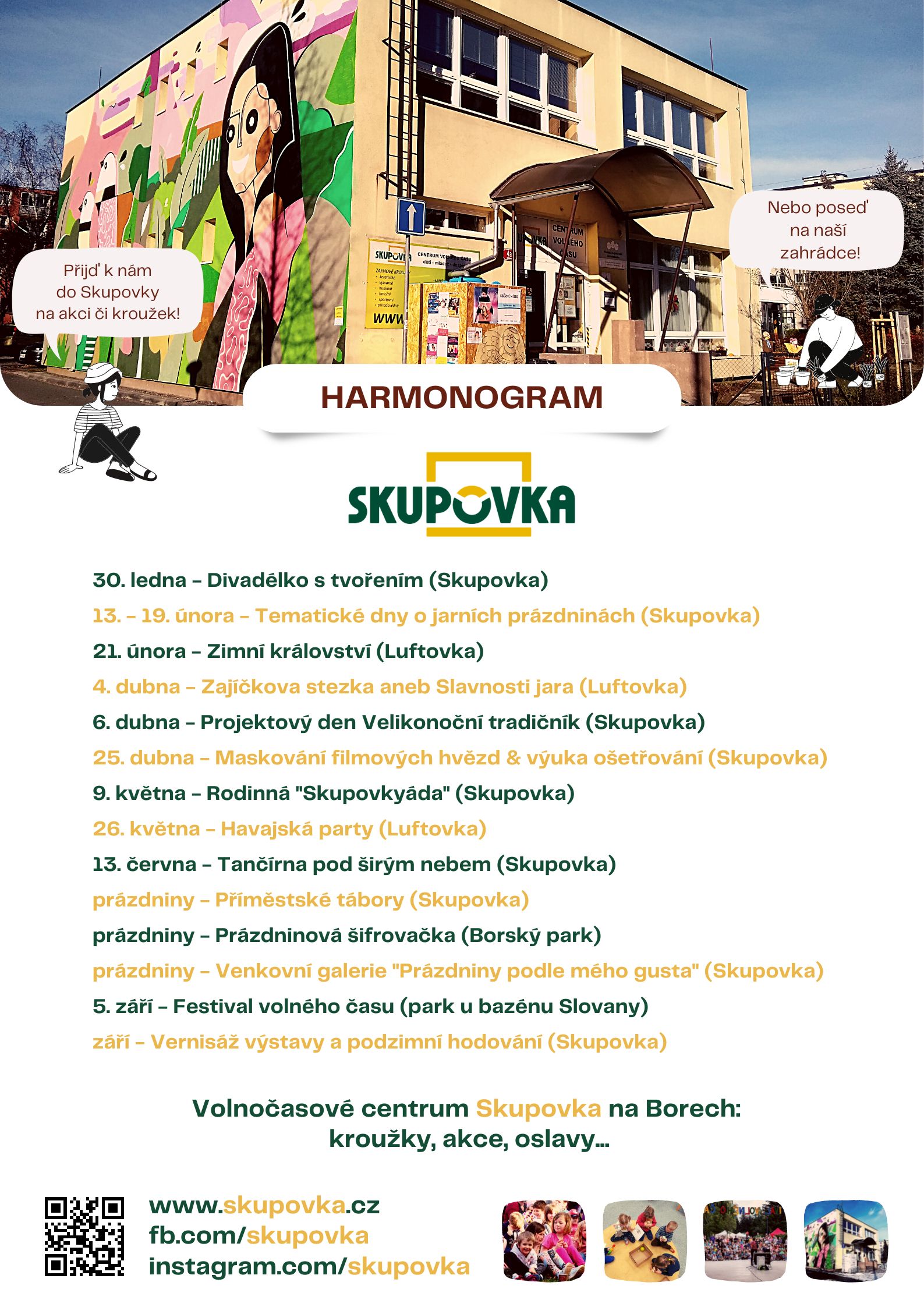 Harmonogram na rok 2023