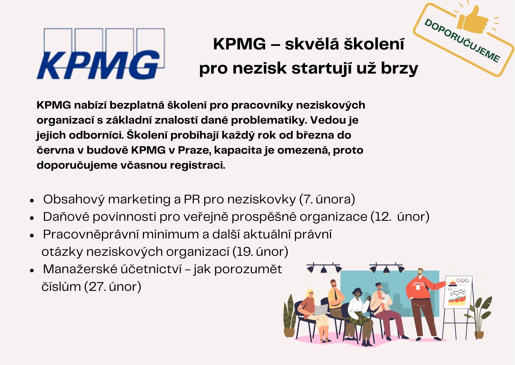 Kurzy od KPMG - doporučujeme