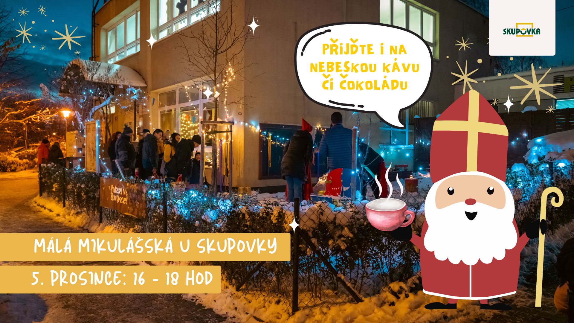 Krásná malá mikulášská u Skupovky