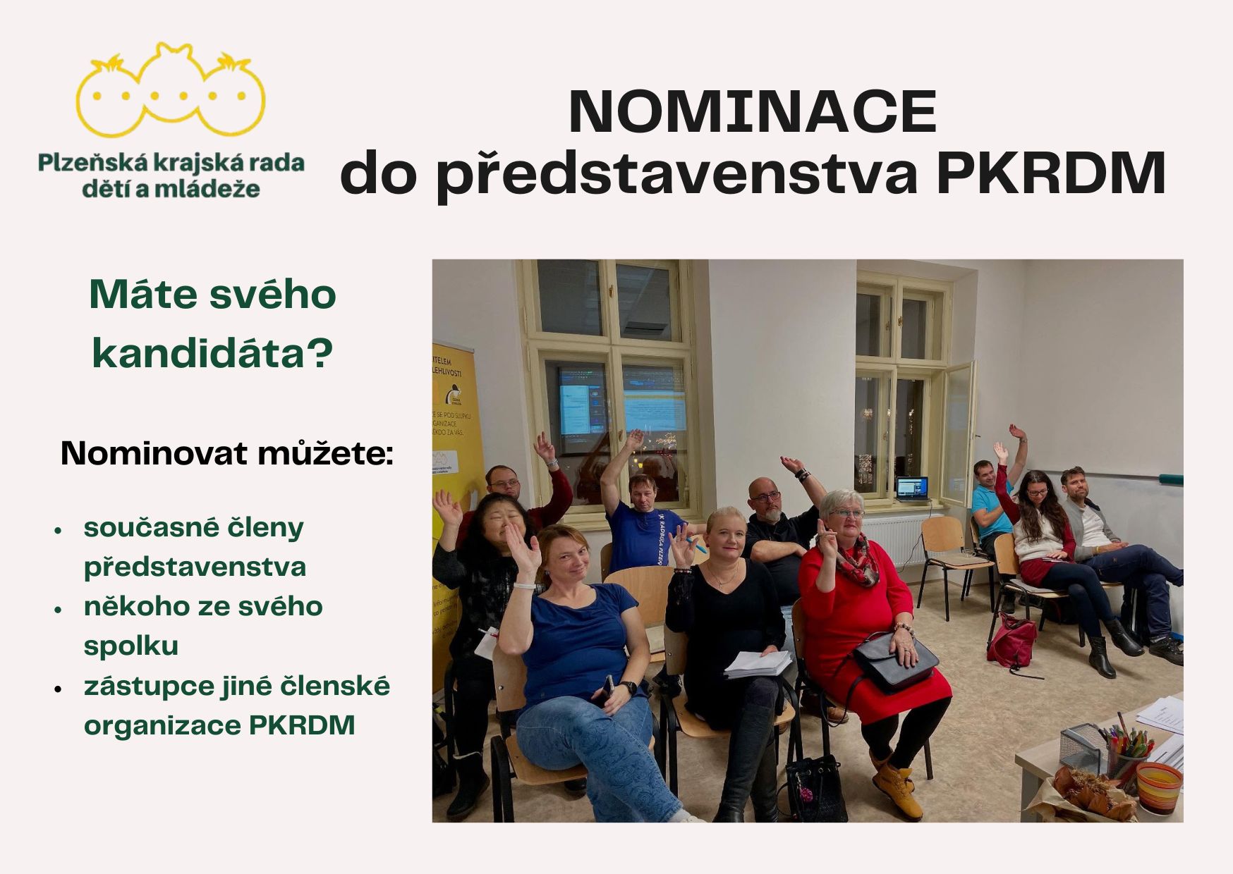 Otevíráme nominace do představenstva PKRDM
