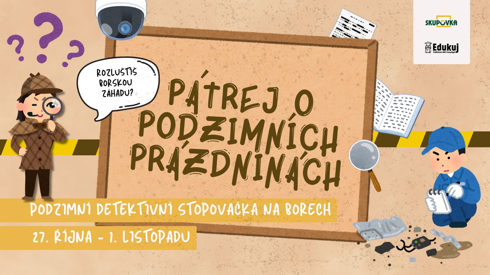 Pátrej o podzimních prázdninách
