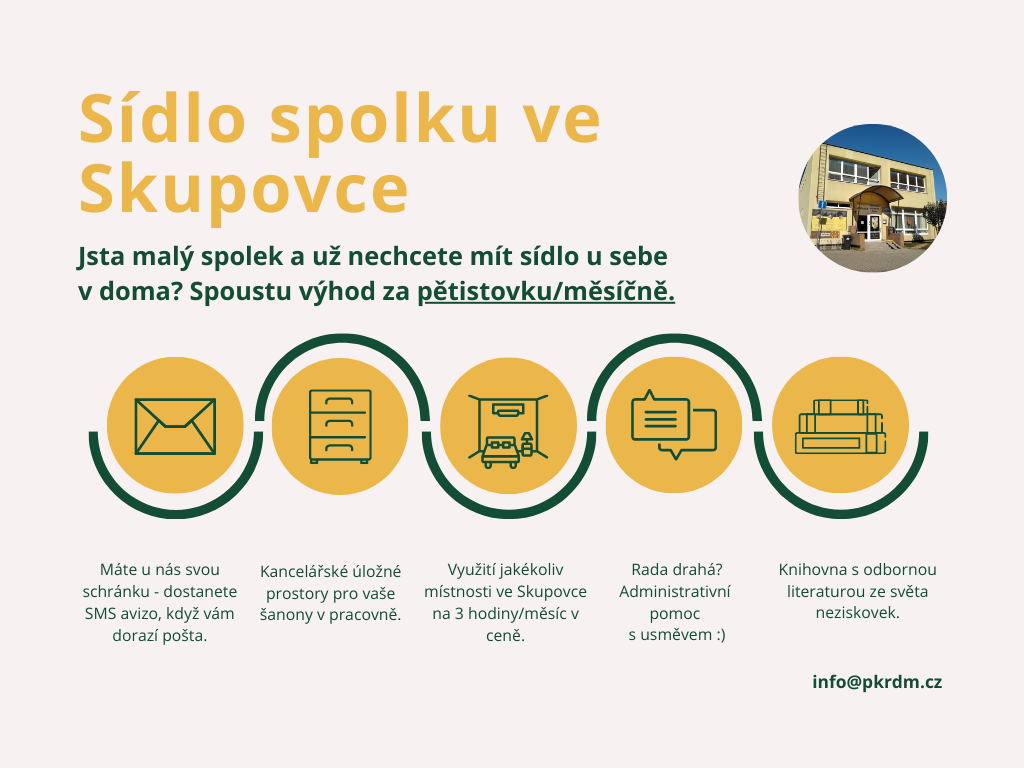 Sídlo spolku ve Skupovce