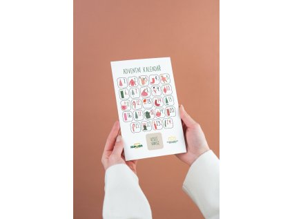 11x8.5 inch bi fold brochure in the brown scene adventní kalendář