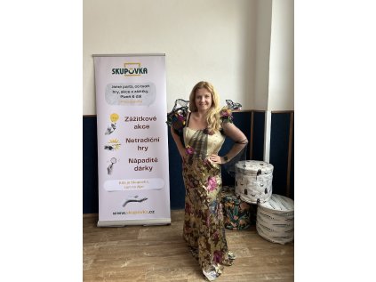 Kostým květinové šaty