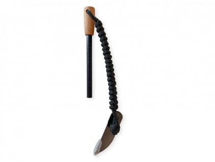 Křesadlo M s rukojetí BUK 35 mm, paracordem a škrtadlem knife