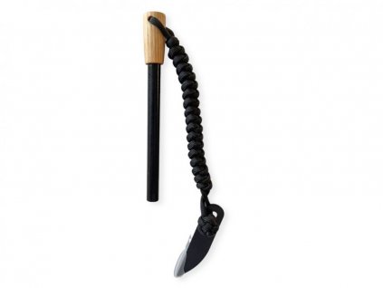 Křesadlo XL s rukojetí JASAN 35 mm, paracordem a škrtadlem knife