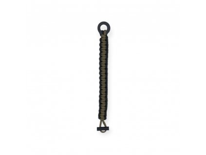 Paracord SURVIVAL náramek hnědo-černý, křesadlo, škrtadlo