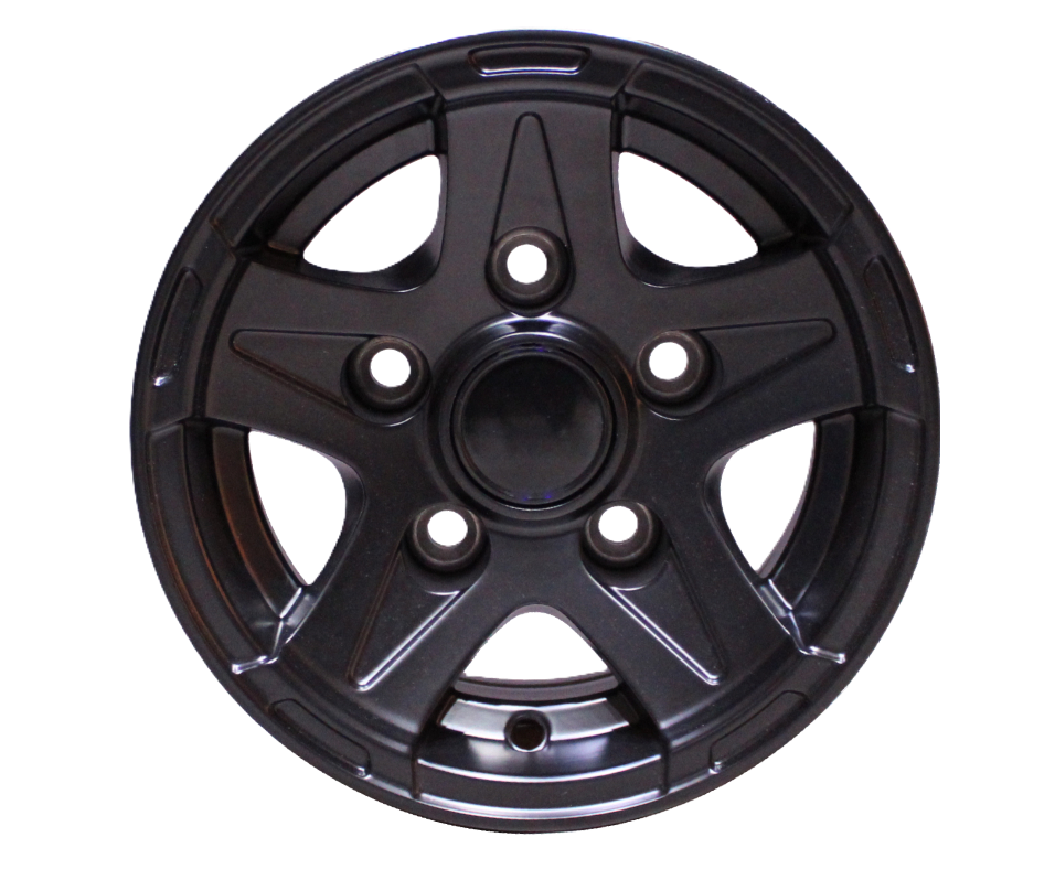 Hliníkové kolo R10, 6Jx10 H2 ET0, 5x112, Black _ pktechnik