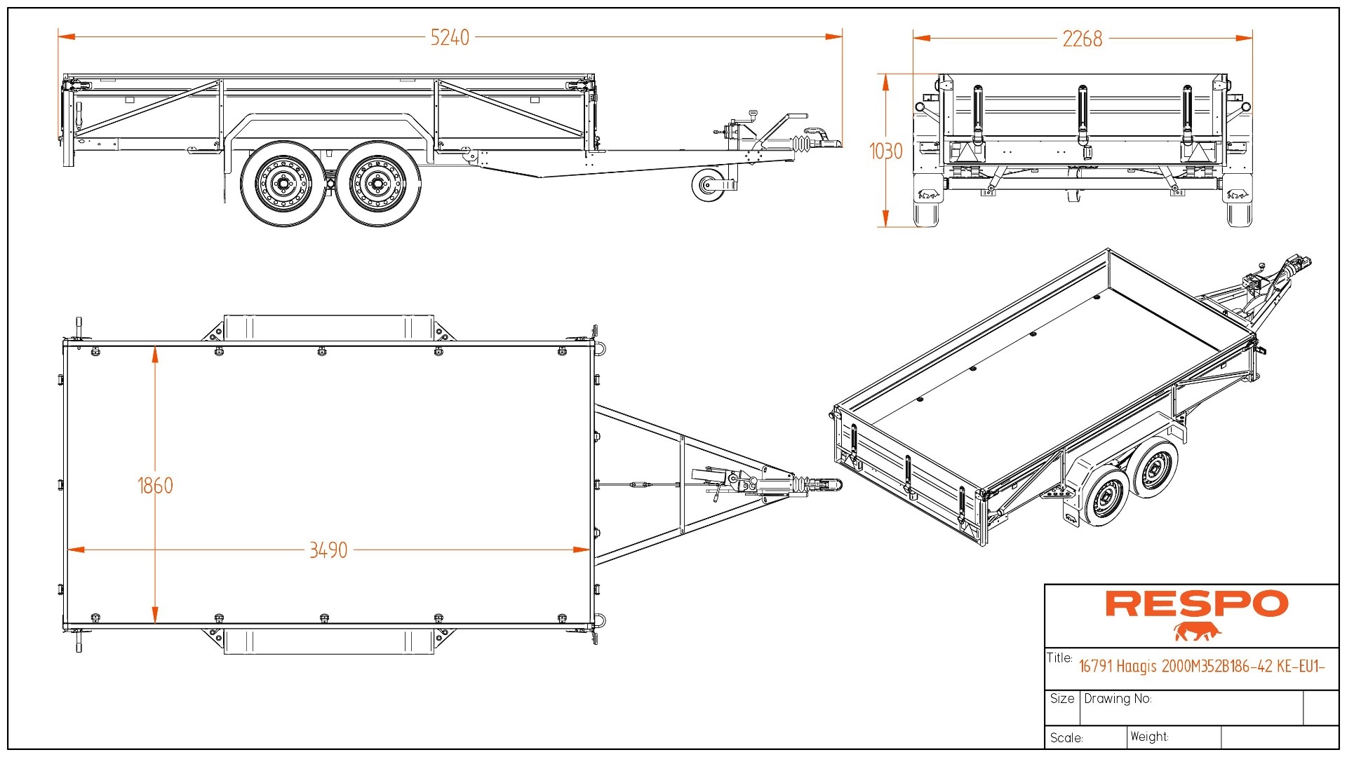 RESPO prives 2000M352B186 parametry _ pktechniktrailers