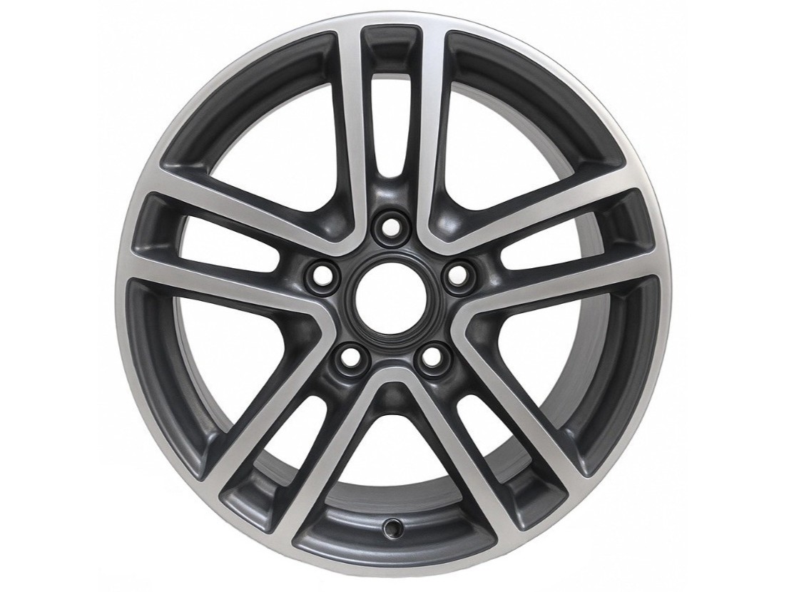 Hliníkové kolo R14, 5.5Jx14 H2 ET30, 5x112, Grey Diamond_pktechnik