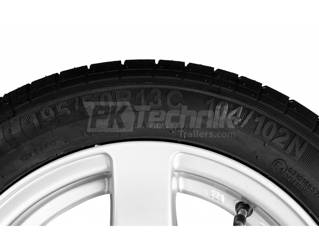 Surcharge for silver ALU wheel R10 for GROMEX trailers PK Technik