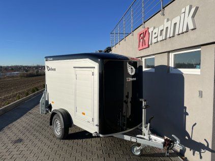 Skříňový přívěs DEBON C255 ALU®, ČERNÝ, 1300 kg