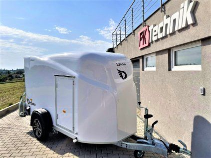 Debon Cargo white – aerodynamic trailer with fiberglass body