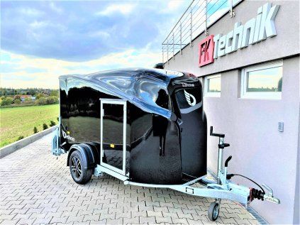 Debon Cargo black – aerodynamic trailer with fiberglass body