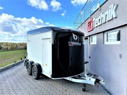Debon C500 ALU nero – rimorchio furgonato chiuso