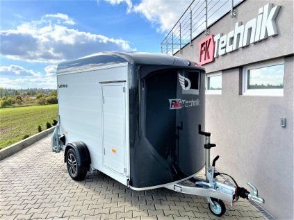 Debon C300 grigio – rimorchio box chiuso