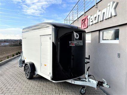 Debon C300 nero – rimorchio box chiuso