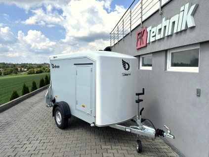 Skříňový přívěs DEBON C255 ALU®, BÍLÝ, 1300 kg