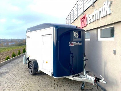 Debon C300 blu – rimorchio box chiuso