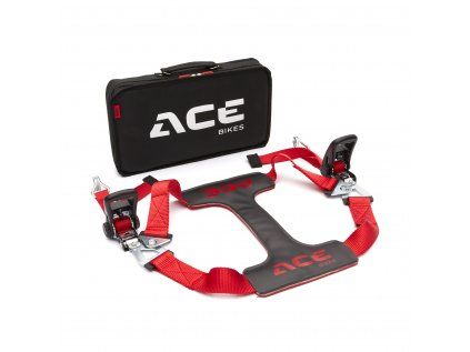ACEBIKES TyreFix Pro® Motorcycle Wheel Tie Down Strap with 2 Ratchets