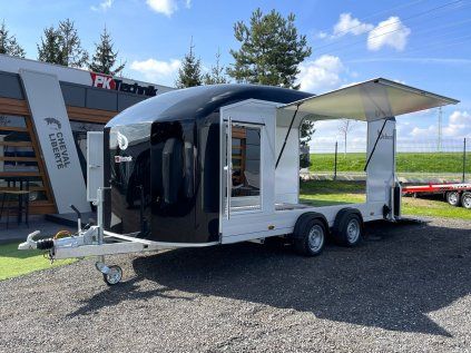 DEBON® C1000 Kastenanhänger, schwarz