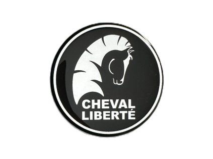 Samolepka středové pokličky pro ALU kola Cheval Liberte