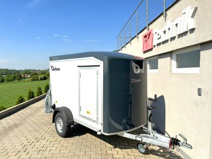 Skříňový přívěs DEBON C255® COMPOSITE, ŠEDÝ, 1300 kg