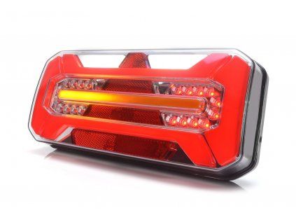 Right combination lamp with dynamic turn signal, for Gromex trailers