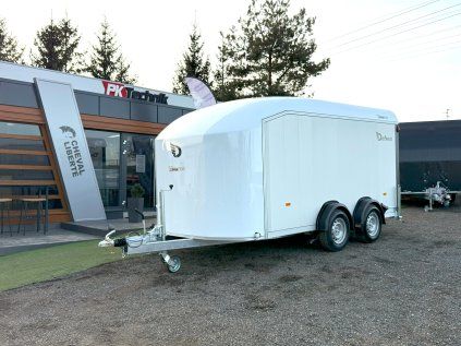 Debon C800 ALU white – enclosed box trailer