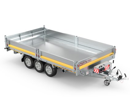 Tříosý sklápěcí přívěs Brian james