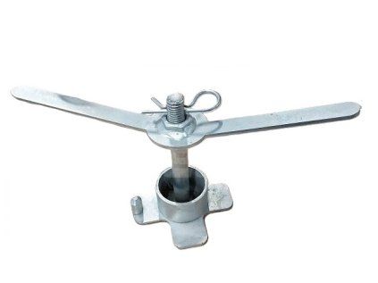 Spare wheel holder under the loading area DEBON PW 2 and PW 3
